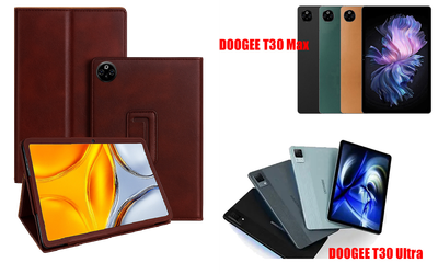 Чехол-подставка CRAYTON для DOOGEE T30 Max, T30 Ultra – стиль, защита и ручная сборка, цвет Карминовый