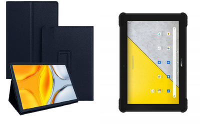 Чехол-подставка CRAYTON для Archos T101X – стиль, защита и ручная сборка, цвет Синий тм