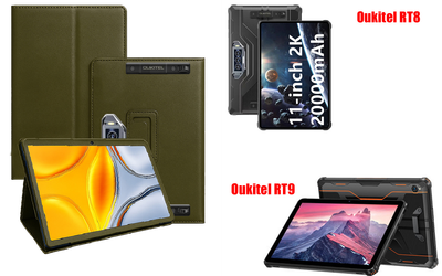 Чехол-подставка CRAYTON для Oukitel RT8, Oukitel RT9 – стиль, защита и ручная сборка, цвет Оливковый