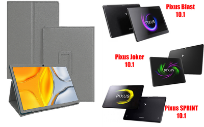 Чохол-підставка CRAYTON для Pixus Blast 10.1, Joker 10.1, SPRINT 10.1 – стиль, захист і ручна збірка, колір Сірий тм