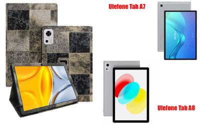 Чехол-подставка CRAYTON для Ulefone Tab A7, Tab A8 – стиль, защита и ручная сборка, цвет Мех