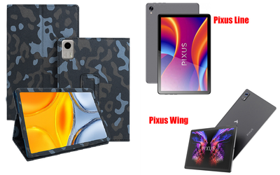 Чохол-підставка CRAYTON для Pixus Line, Pixus Wing – стиль, захист і ручна збірка, колір Хакі зима