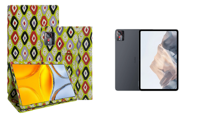 Чехол-подставка CRAYTON для ZTE Nubia Pad Pro – стиль, защита и ручная сборка, цвет Камни