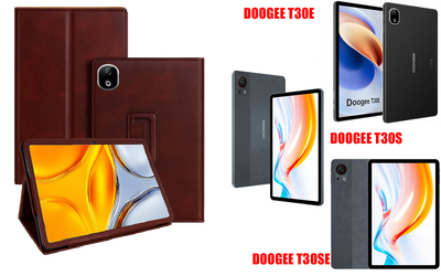 Чехол-подставка CRAYTON для DOOGEE T30E, T30S, T30SE – стиль, защита и ручная сборка, цвет Карминовый