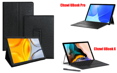 Чехол-подставка CRAYTON для Chuwi UBook Pro, UBook X – стиль, защита и ручная сборка, цвет Крокодил