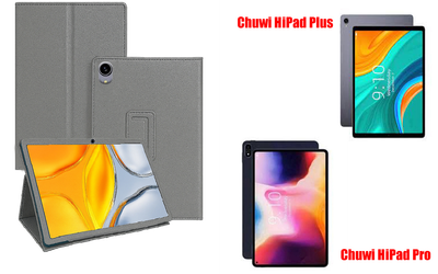 Чехол-подставка CRAYTON для Chuwi HiPad Plus, HiPad Pro – стиль, защита и ручная сборка, цвет Серый тм
