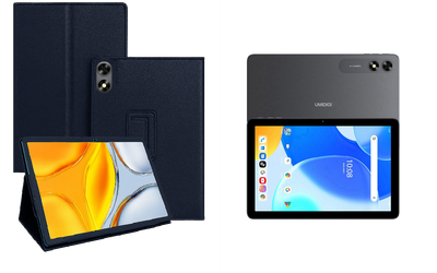 Чехол-подставка CRAYTON для UMIDIGI G3 Tab Ultra – стиль, защита и ручная сборка, цвет Синий тм