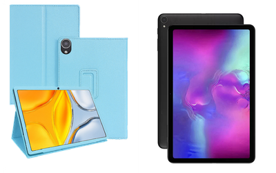Чехол-подставка CRAYTON для ALLDOCUBE iPlay 40, iPlay 40 PRO – стиль, защита и ручная сборка, цвет Голубой