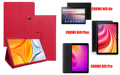 Чехол-подставка CRAYTON для CHUWI Hi9 Air, Hi9 Plus, Hi9 Pro – стиль, защита и ручная сборка, цвет Малиновый