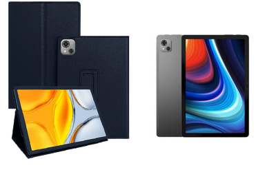 Чехол-подставка CRAYTON для Blackview Oscal Pad 13 – стиль, защита и ручная сборка, цвет Синий тм