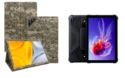 Чехол-подставка CRAYTON для Blackview Oscal Spider 8 – стиль, защита и ручная сборка, цвет Пиксель М14