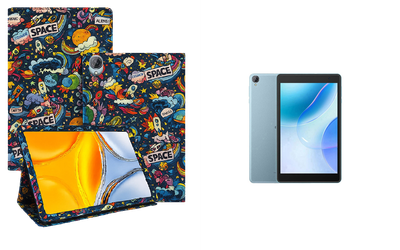 Чехол-подставка CRAYTON для Blackview Tab 50 – стиль, защита и ручная сборка, цвет Космос