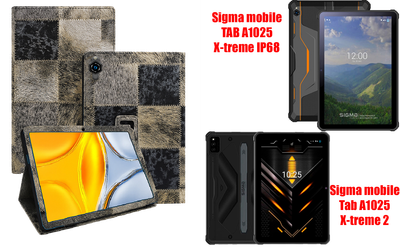 Чехол-подставка CRAYTON для Sigma mobile TAB A1025, A1025 X-treme 2 – стиль, защита и ручная сборка, цвет Мех