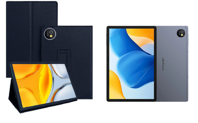 Чехол-подставка CRAYTON для Ulefone Tab A10 Pro – стиль, защита и ручная сборка, цвет Синий тм