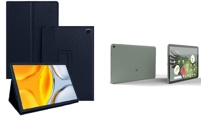Чехол-подставка CRAYTON для Google Pixel Tablet 2023 – стиль, защита и ручная сборка, цвет Синий тм