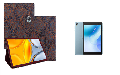 Чехол-подставка CRAYTON для Blackview Tab 50 – стиль, защита и ручная сборка, цвет Пестрый