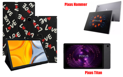 Чохол-підставка CRAYTON для Pixus Hammer, Pixus Titan – стиль, захист і ручна збірка, колір Лав