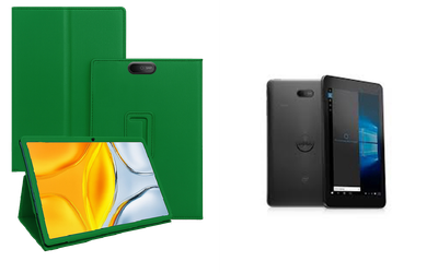 Чехол-подставка CRAYTON для Dell Venue 8 Pro (5855) – стиль, защита и ручная сборка, цвет Зеленый тм