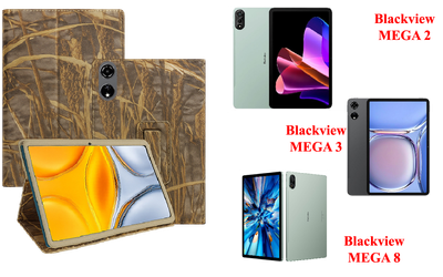 Чехол-подставка CRAYTON для Blackview MEGA 2, MEGA 3, MEGA 8 – стиль, защита и ручная сборка, цвет Камыш