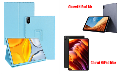 Чехол-подставка CRAYTON для Chuwi HiPad Air, HiPad Max – стиль, защита и ручная сборка, цвет Голубой