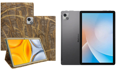 Чехол-подставка CRAYTON для Blackview Tab 13, Tab 13 Pro – стиль, защита и ручная сборка, цвет Камыш