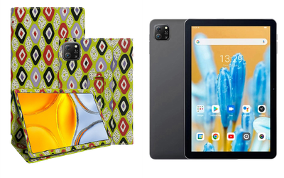 Чехол-подставка CRAYTON для Blackview Oscal Pad 70 – стиль, защита и ручная сборка, цвет Камни