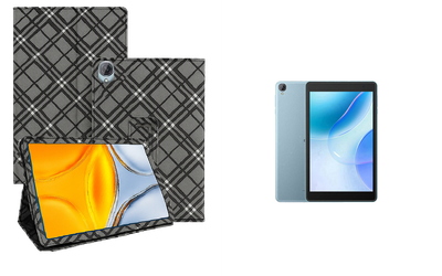Чехол-подставка CRAYTON для Blackview Tab 50 – стиль, защита и ручная сборка, цвет Клетка