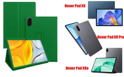Чохол-підставка CRAYTON для Honor Pad X8, Pad X8 Pro, Pad X8a – стиль, захист і ручна збірка, колір Зелений тм