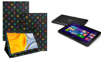 Чехол-подставка CRAYTON для Dell Venue 11 Pro 5130, 7130, 7139, 7140, 7145 – стиль, защита и ручная сборка, цвет Л черный