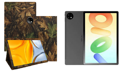 Чехол-подставка CRAYTON для Blackview Oscal Pad 16 – стиль, защита и ручная сборка, цвет Клен