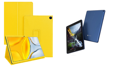 Чехол-подставка CRAYTON для Acer Chromebook Tab 10 – стиль, защита и ручная сборка, цвет Жёлтый