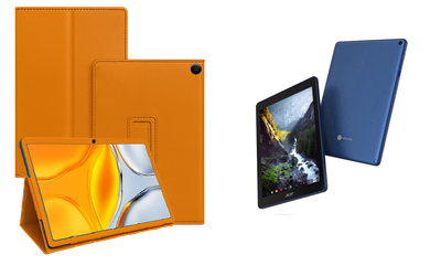 Чехол-подставка CRAYTON для Acer Chromebook Tab 10 – стиль, защита и ручная сборка, цвет Оранжевый