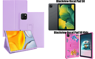 Чехол-подставка CRAYTON для Blackview Oscal Pad 50, Pad 50 Kids – стиль, защита и ручная сборка, цвет Фиолетовый