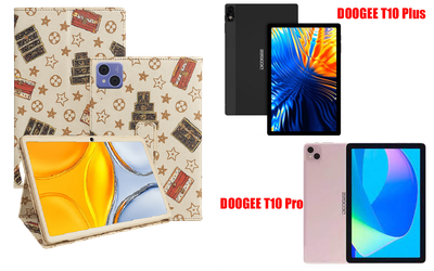 Чехол-подставка CRAYTON для DOOGEE T10 Plus, T10 Pro – стиль, защита и ручная сборка, цвет Л белый