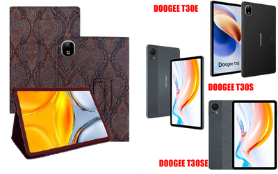 Чехол-подставка CRAYTON для DOOGEE T30E, T30S, T30SE – стиль, защита и ручная сборка, цвет Пестрый