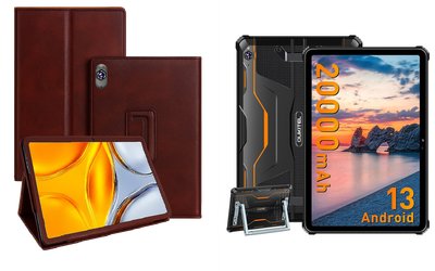 Чехол-подставка CRAYTON для Oukitel RT7 Titan 4G, RT7 Titan 5G – стиль, защита и ручная сборка, цвет Карминовый