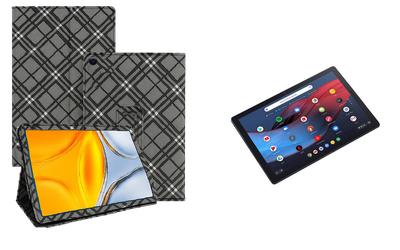 Чехол-подставка CRAYTON для Google Pixel Slate m3 – стиль, защита и ручная сборка, цвет Клетка