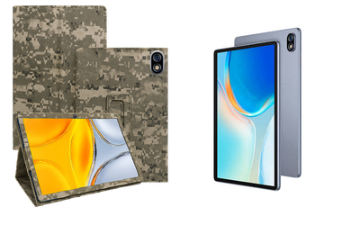 Чехол-подставка CRAYTON для Ulefone Tab W10 – стиль, защита и ручная сборка, цвет Пиксель М14