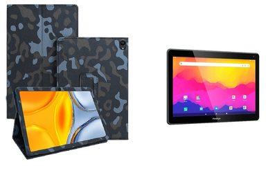Чехол-подставка CRAYTON для Prestigio Muze 3231 4G, Muze 4231 4G – стиль, защита и ручная сборка, цвет Хаки зима