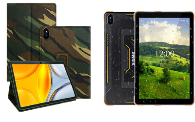 Чехол-подставка CRAYTON для Sigma mobile TAB A1033 X-treme – стиль, защита и ручная сборка, цвет Сахара