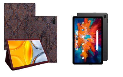 Чехол-подставка CRAYTON для Umidigi A11 TAB – стиль, защита и ручная сборка, цвет Пестрый