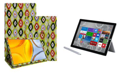 Чехол-подставка CRAYTON для Microsoft Surface Pro 2, Pro 3, Pro 4 – стиль, защита и ручная сборка, цвет Камни