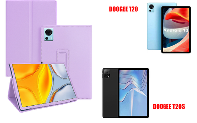 Чехол-подставка CRAYTON для DOOGEE T20, T20S – стиль, защита и ручная сборка, цвет Фиолетовый