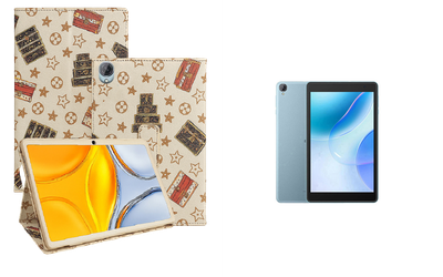 Чехол-подставка CRAYTON для Blackview Tab 50 – стиль, защита и ручная сборка, цвет Л белый