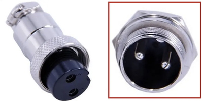 Авиационный разъем 2pin GX16-2p Арт: Т136