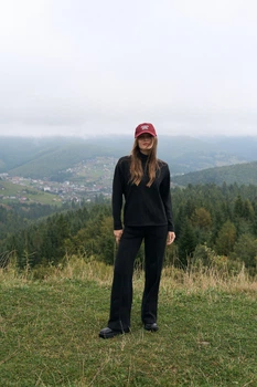 Брюки теплі прямі Wear me L Чорний (2_25_140_15177)