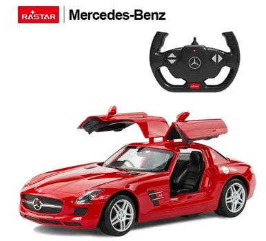 Машинка Mercedes-Benz SLS червоний Rastar модель 1:14 Автомобіль на дистанційному керуванні пульт 2,4 ГГц (RAS.47600.RED)