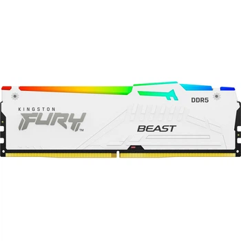 Модуль пам'яті Kingston Fury DDR5 16GB 5600MHz Beast White RGB