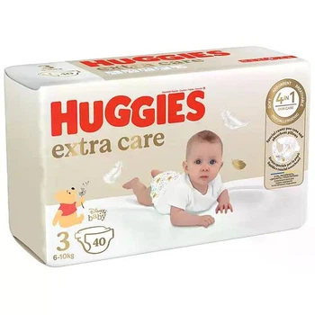 Підгузки Huggies Extra Care Jumbo розмір 3 (6-10 кг), 40 шт