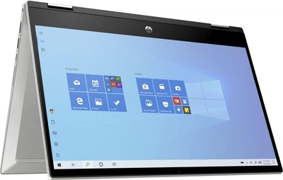 Ноутбук HP Pavilion x360 14-dw0007nl (2R374EA) Silver / 14.0" IPS Full HD, Multi-touch / Intel i5-1035G1 / RAM 16 ГБ / SSD 256 ГБ / Intel UHD Graphics / Windows 11 Home (б/в)